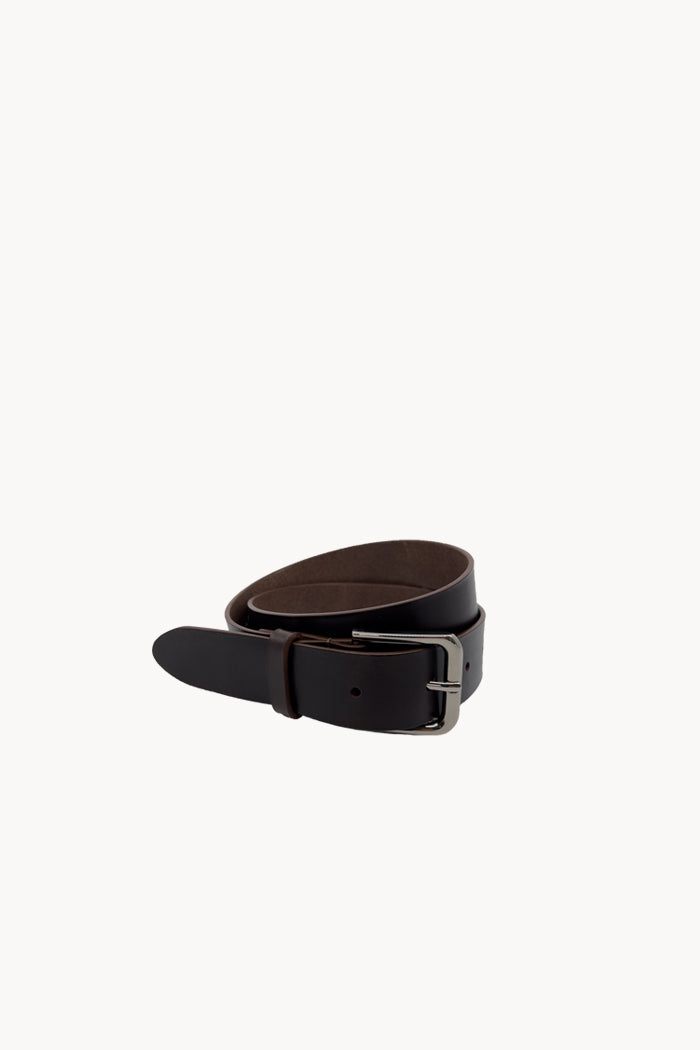 CLASSIC LEATHER BELT - GANACHE