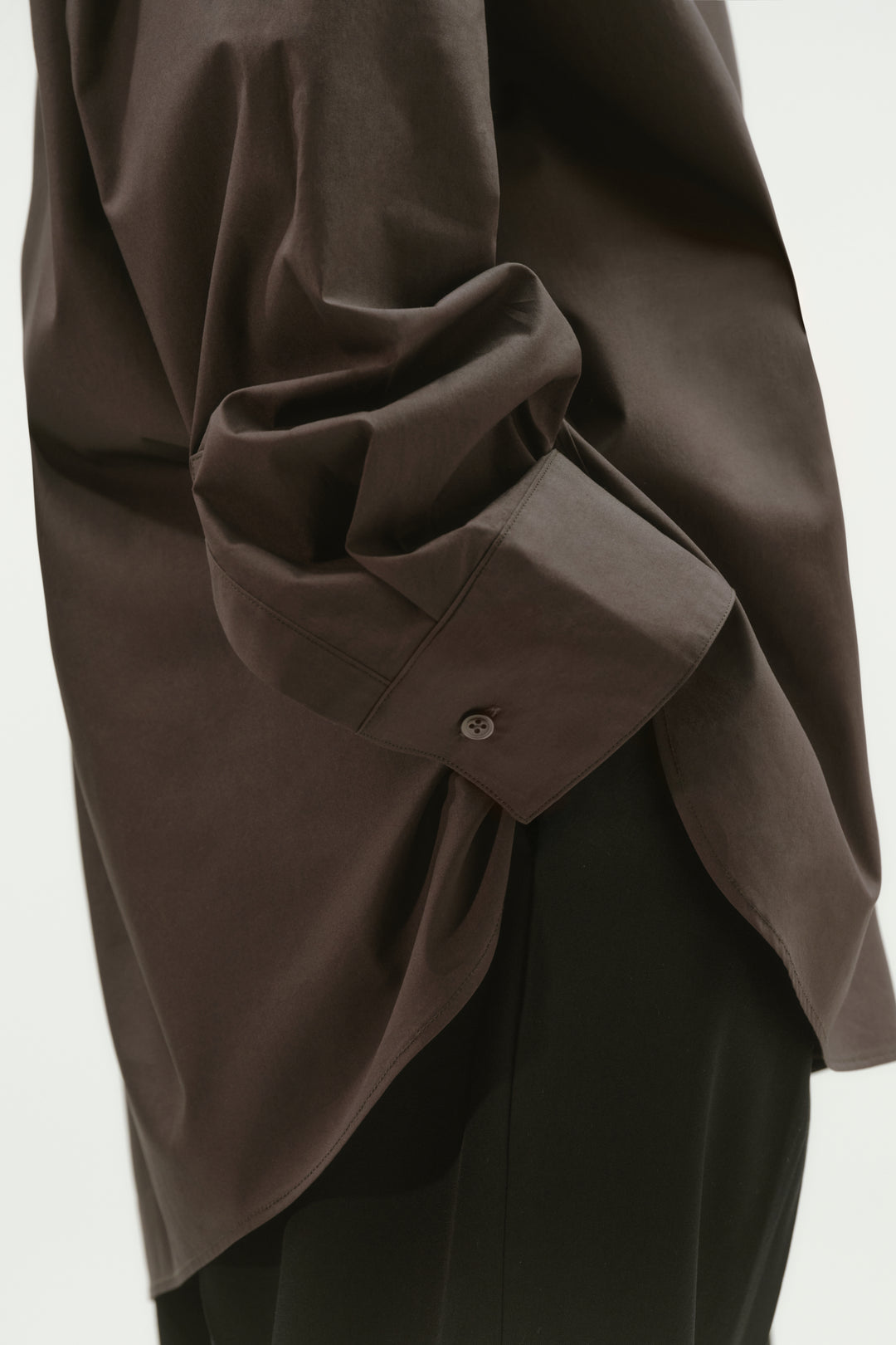 COLLAR SHIRT CLASSIC - ASH BROWN