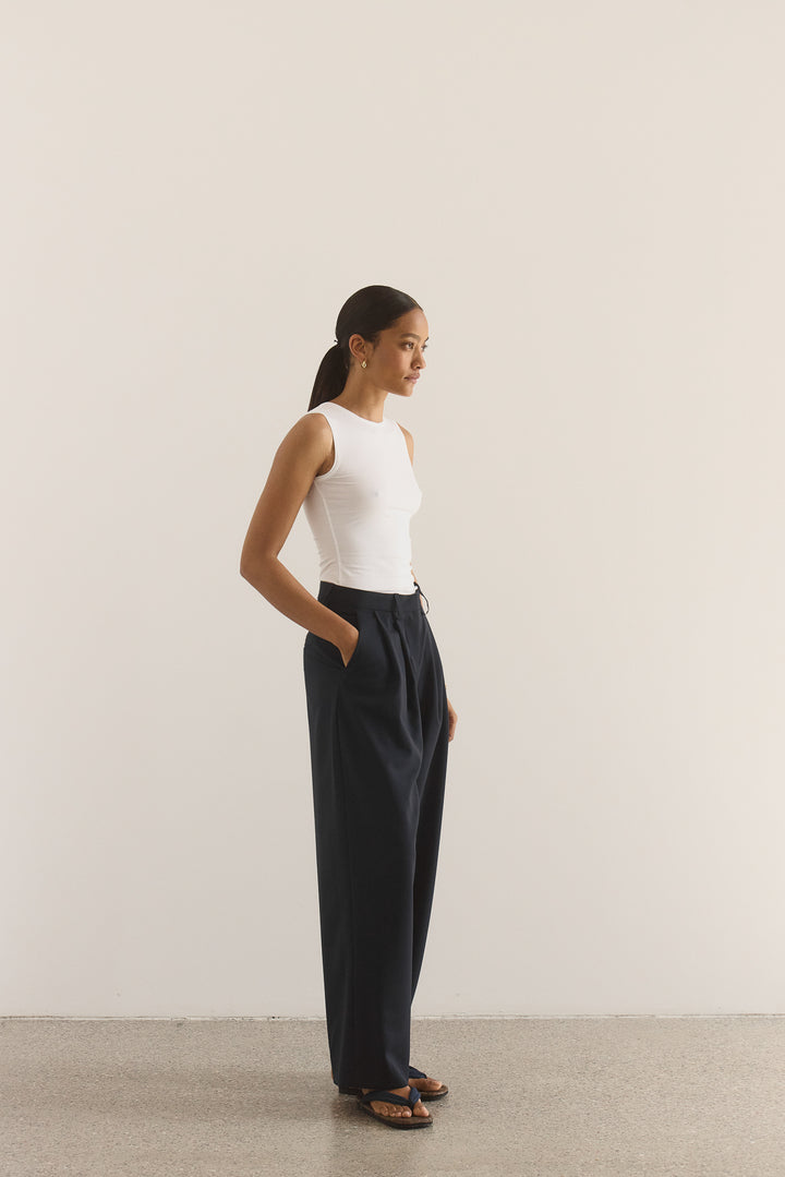 WIDE TROUSERS - MIDNIGHT